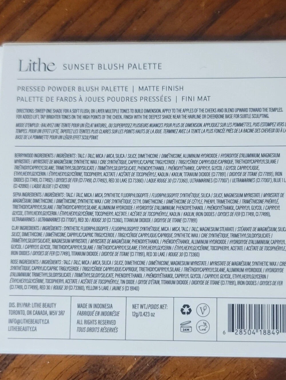 Lithe Sunset Blush Palette - Picture 6 of 7